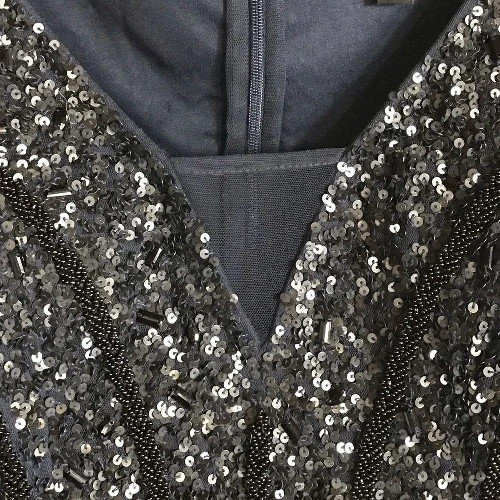 Aiden Mattox Beaded and Sequined Dress - Picture 3 of 9